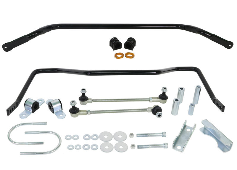 Front and Rear Anti Roll Bar - Vehicle Kit to Suit Nissan Navara D40 4wd