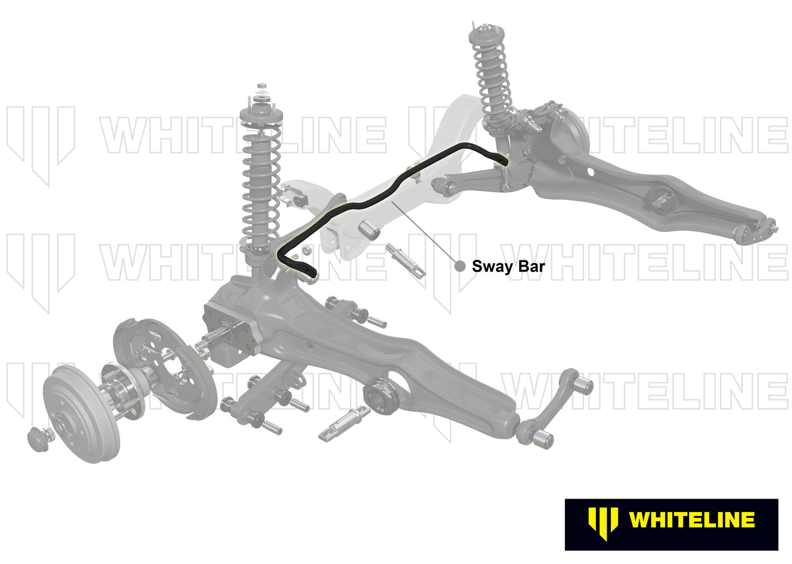 Rear Sway Bar - 20mm 2 Point Adjustable to Suit Mini Cooper R56
