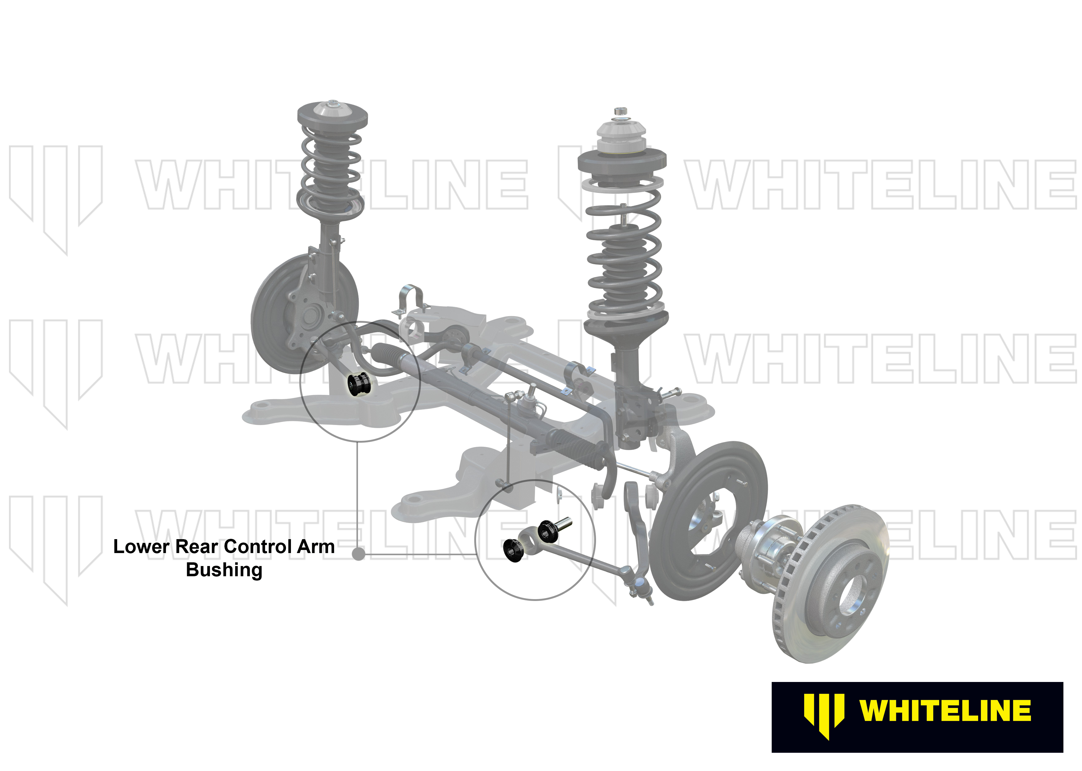 Front Lower Control Arm - Bushing Kit Double Offset to Suit Holden Commodore VE, VF and HSV