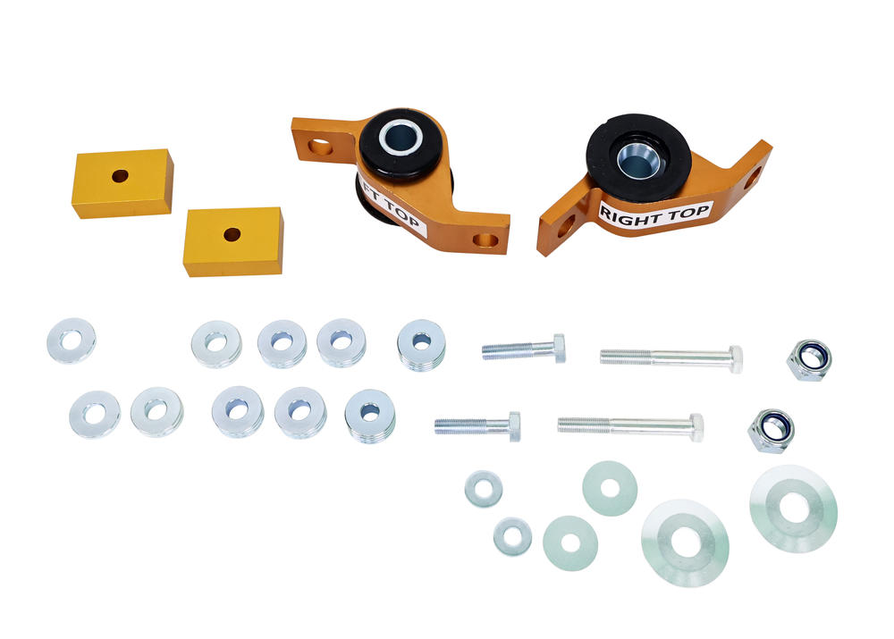 Front Lower Inner Rear Bushings Offset Caster & Anti Lift to Suit GD Subaru Impreza incl WRX/STi