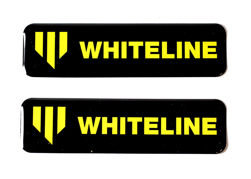 Whiteline Gel Vehicle Badge - Black/Yellow