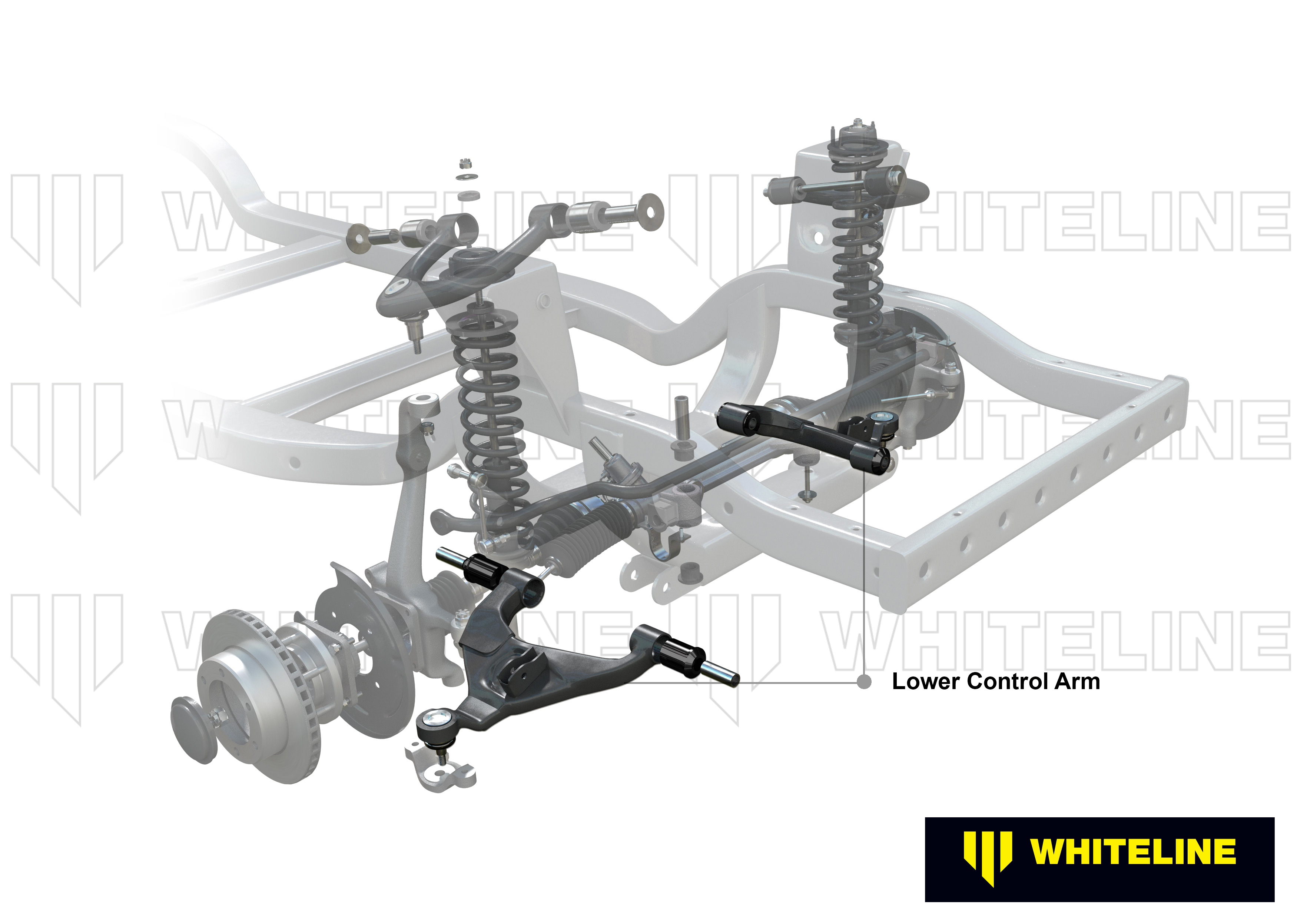 Front Lower Control Arm - Arm Right to Suit Toyota Prado 120 Series and 4Runner
