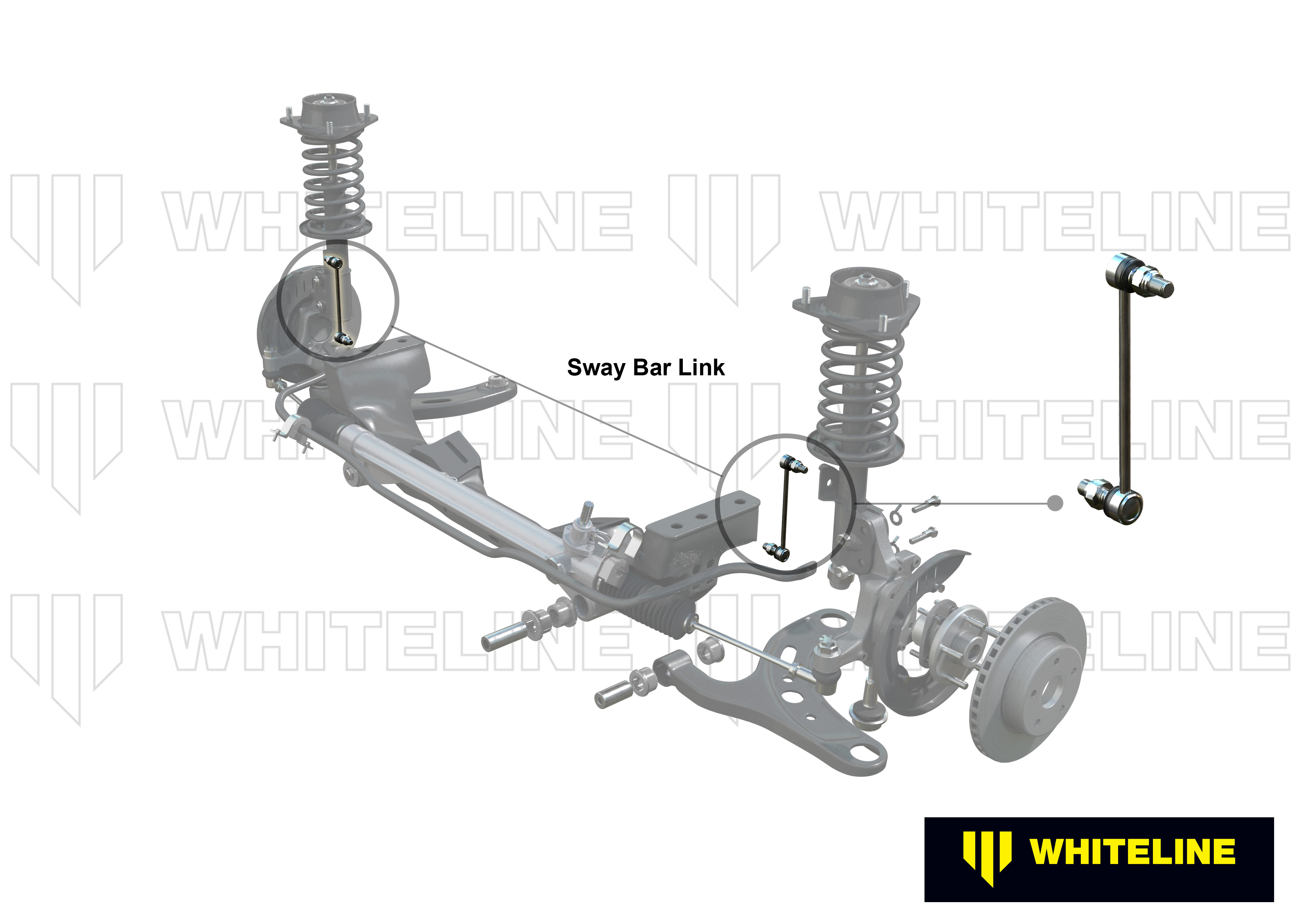 Front Adjustable Sway Bar Link to Suit Subaru BRZ and Toyota 86
