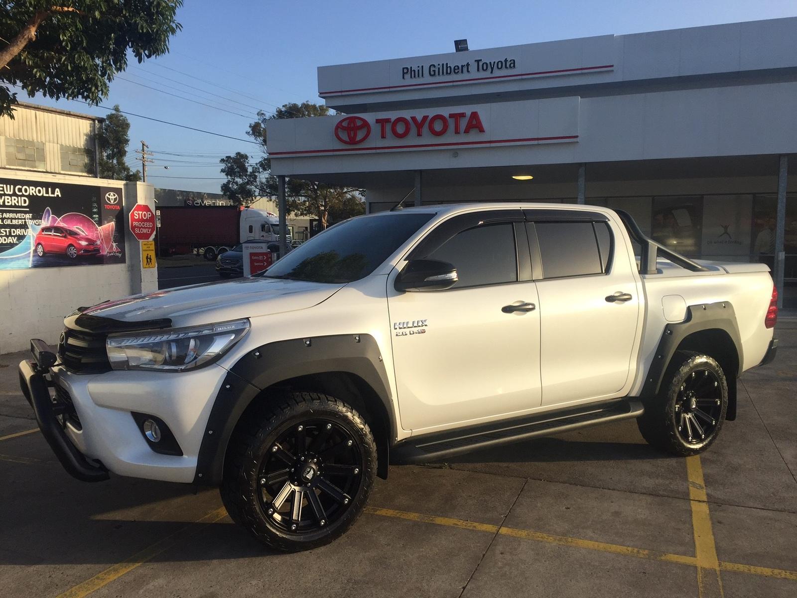 HiLux Flare Kit Wide Body Front & Rear Bolt on Style SR5 Flares eBay