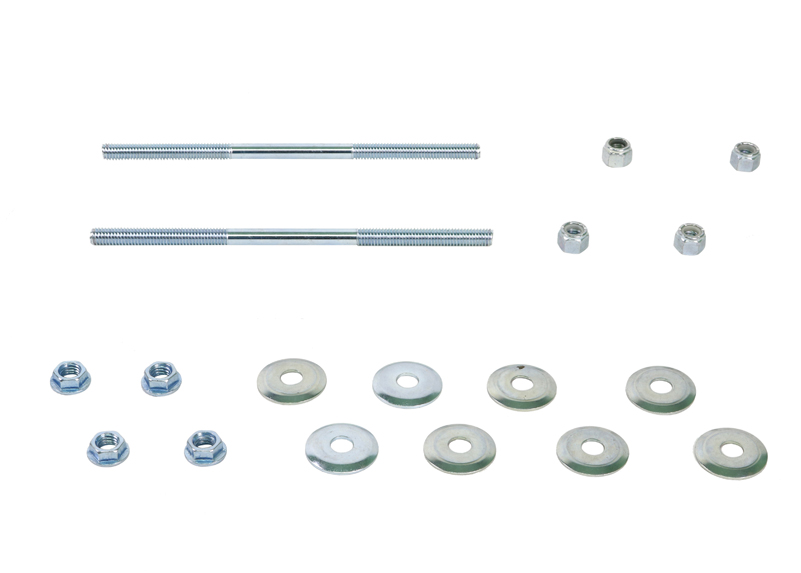 Universal Anti Roll Bar Link - Treaded Rod and Bushings style - 202mm Without Bushings