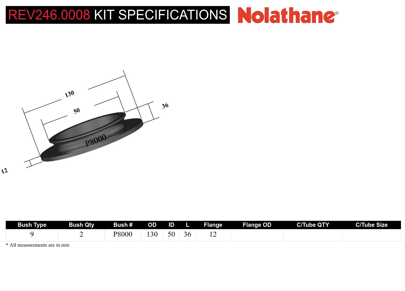 Coil Spring Pad +6mm Ride Height to Suit Ford Falcon/Fairlane, Mustang Classic, Holden HQ-WB and Torana