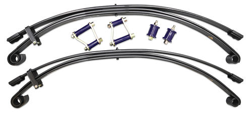 Formula 4x4 Parabolic Leaf Spring Kit - approx. 50mm Lift at 500-700kg Troopy & Dual Cab, 600-800kg Single Cab to suit Land Cruiser 78, 79 Series 1999-2007