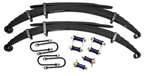 Go to Formula 4x4 Leaf Spring Kit - approx. 50mm Lift at 0-100kg Troopy & Dual Cab & 0-200kg Single Cab to suit Toyota LandCruiser 78, 79 Series 2007-on