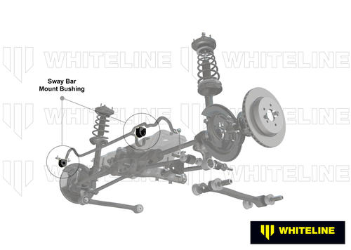 Whiteline KBR18-22 Rear Heavy Duty Sway Bar Mount Kit 
