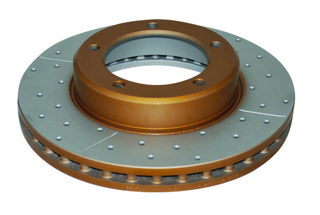 4000 XS Cross-Drilled, Slotted KP Brake Disc to suit Toyota 100 LandCruiser 1998-2006 F Reverse Mount