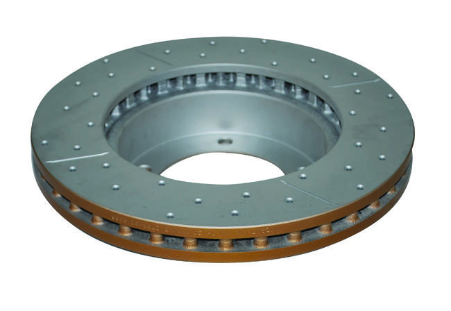 4000 XS Cross-Drilled, Slotted KP Brake Disc to suit Toyota 100 LandCruiser 1998-2006 F Reverse Mount
