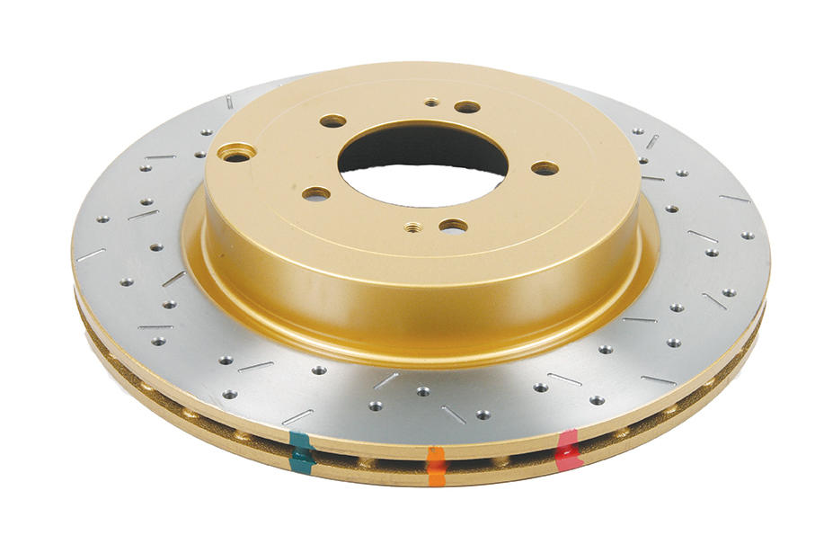 4000 XS Cross-Drilled, Slotted KP Brake Disc to suit Mitsubishi EVO X 2008-on R