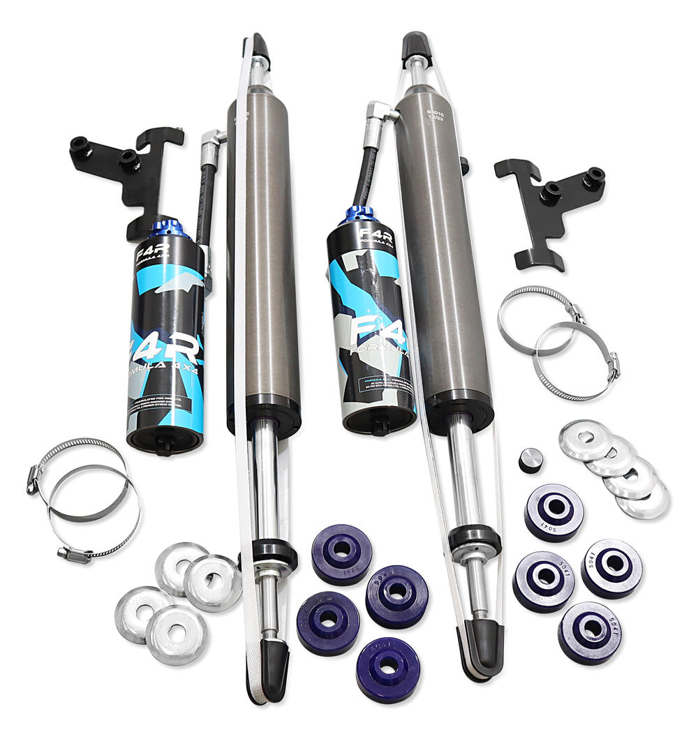 3-4 Inch 75-100mm Adjustable F4R Formula 4x4 Front Shock Absorber Kit to suit Toyota LandCruiser 80 Series 1990-1997