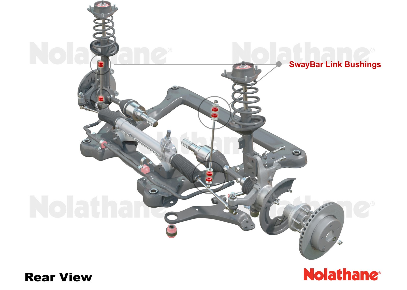 Front Sway Bar Link - Bushing Kit to Suit Toyota Echo NCP10, 12, 13