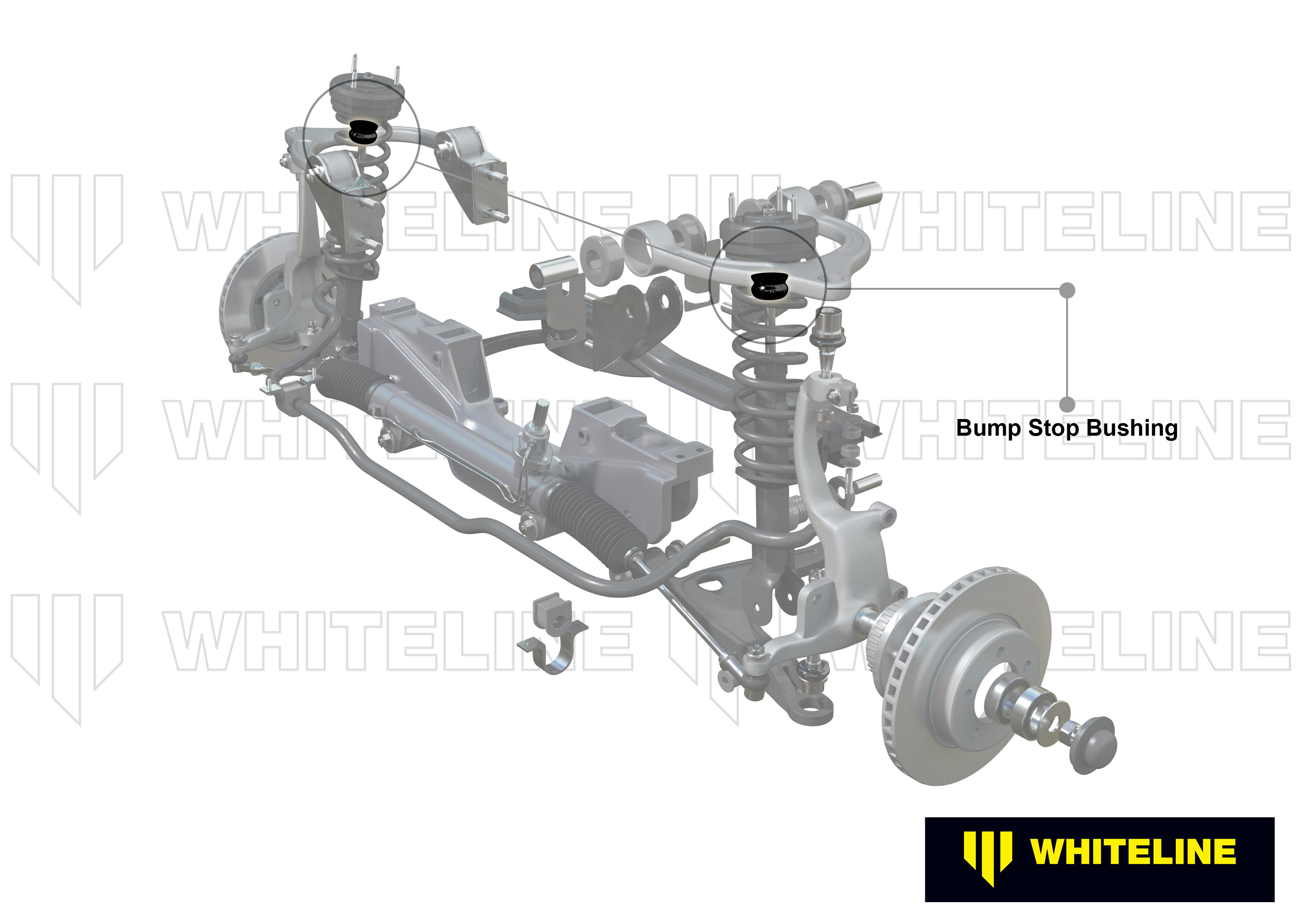 Front Bump Stop - Bushing Kit to Suit Ford Falcon/Fairlane BA-BF and FPV