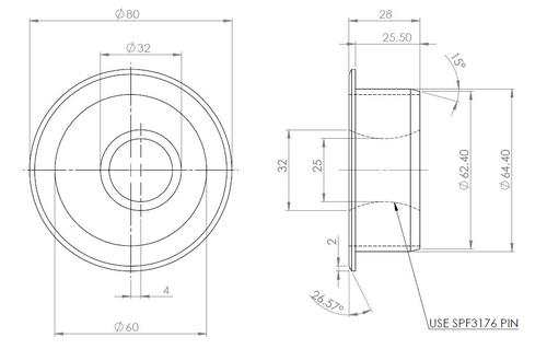 Go to Front Control Arm Lower Rear Double Offset Bush Kit to suit VAG MQB Platform Vehicles with Steel Subframe