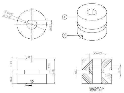 Go to Front Shock Absorber Upper Bush Mount Kit to suit Toyota LC 300 Series
