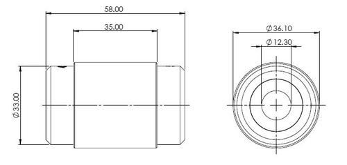 Go to Rear Control Arm Lower Inner Rear Bush Kit to suit to suit Nissan 370Z & 400Z