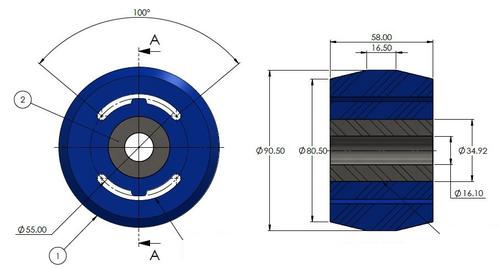 Go to Rear Differential Centre Rear Support Bush Kit to suit Ford Falcon BA, BF & FG, Fairlane BA, BF & Territory SY, SZ