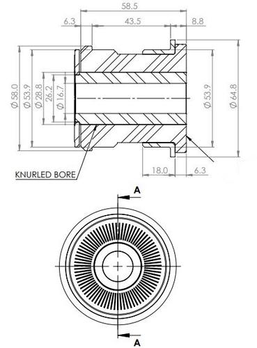 Go to Front Control Arm Upper-Inner Bush Kit to suit Toyota LC 300 Series - standard replacement