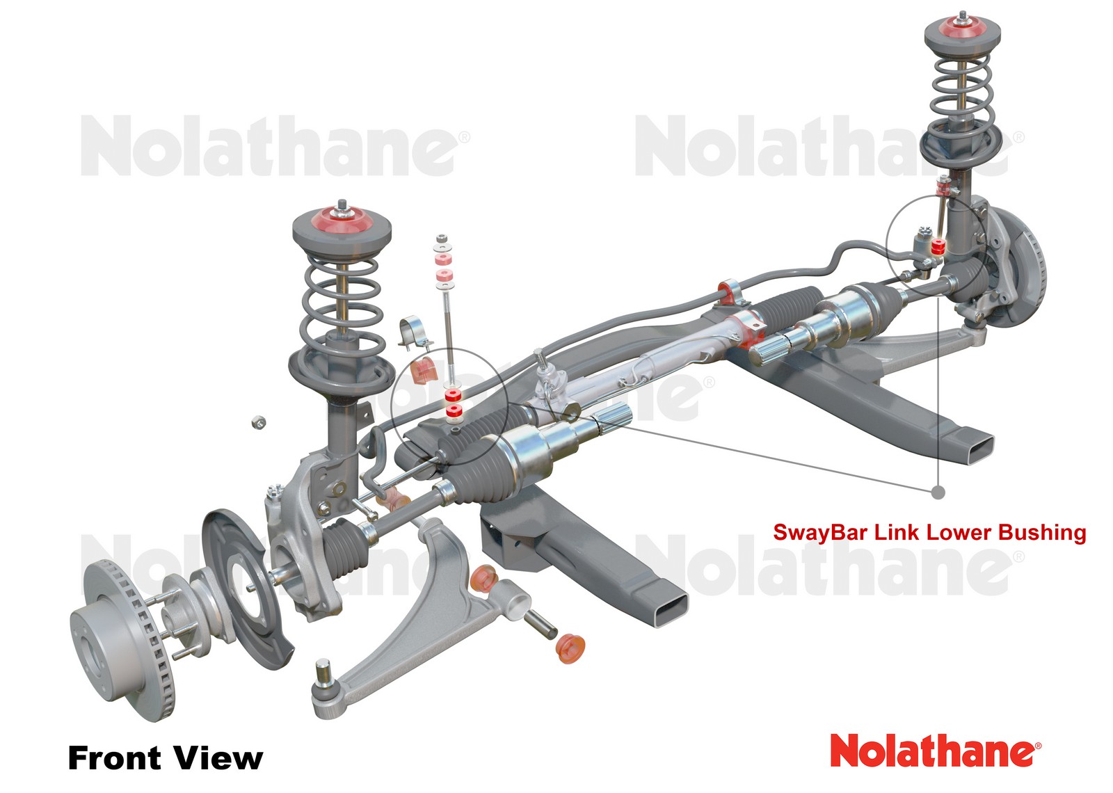 Front Sway Bar Link - Lower Bushing Kit to Suit Nissan Pulsar N14, N15 and N16