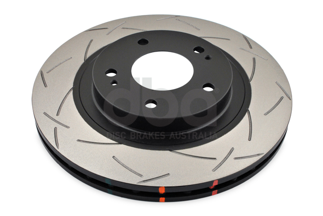 4000 T3 Slot KP Brake Disc to suit Mitsubishi EVO IV 96, Outlander 2012-on F