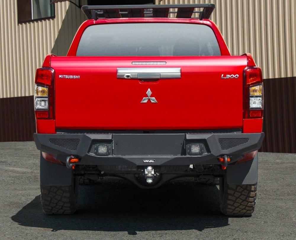 Rival Aluminium Rear Bumper to suit Mitsubishi Triton MR 2019-on (not compatible with sonar sensors)