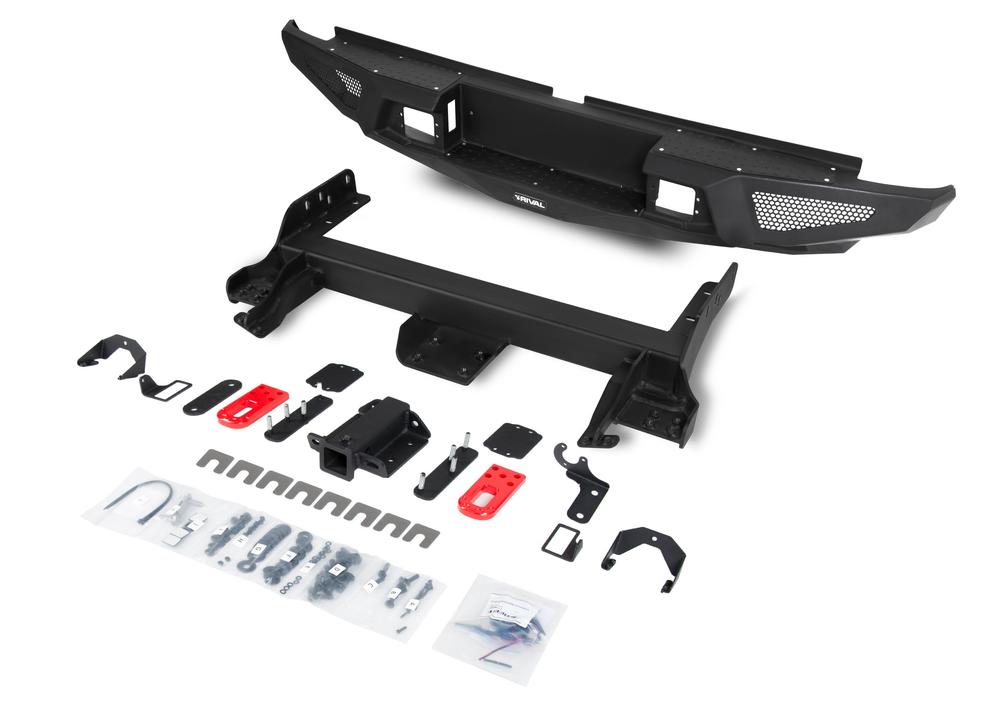 Rival Aluminium Rear Bumper to suit Mitsubishi Triton MR 2019-on (not compatible with sonar sensors)