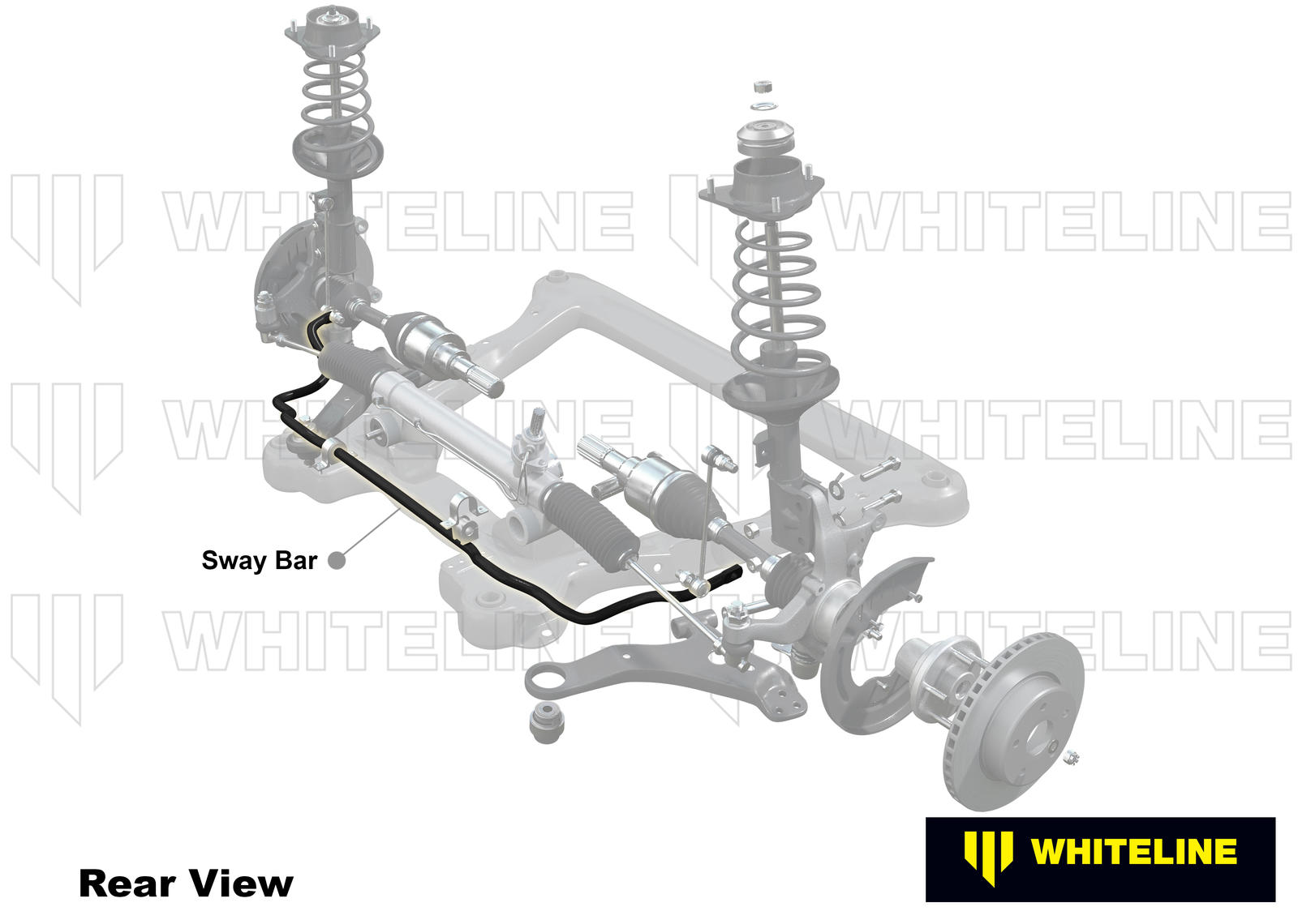 Front Sway Bar - 26mm Heavy Duty Blade Adjustable Subaru WRX VA 2014-2021