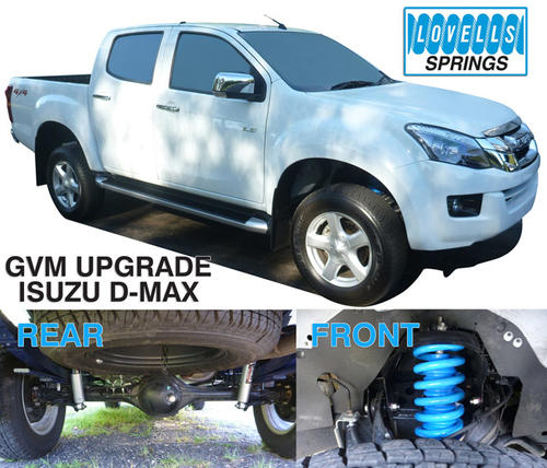 Go to 3600kg Lovells GVM Upgrade Kit to suit Isuzu D-Max 2012-2020