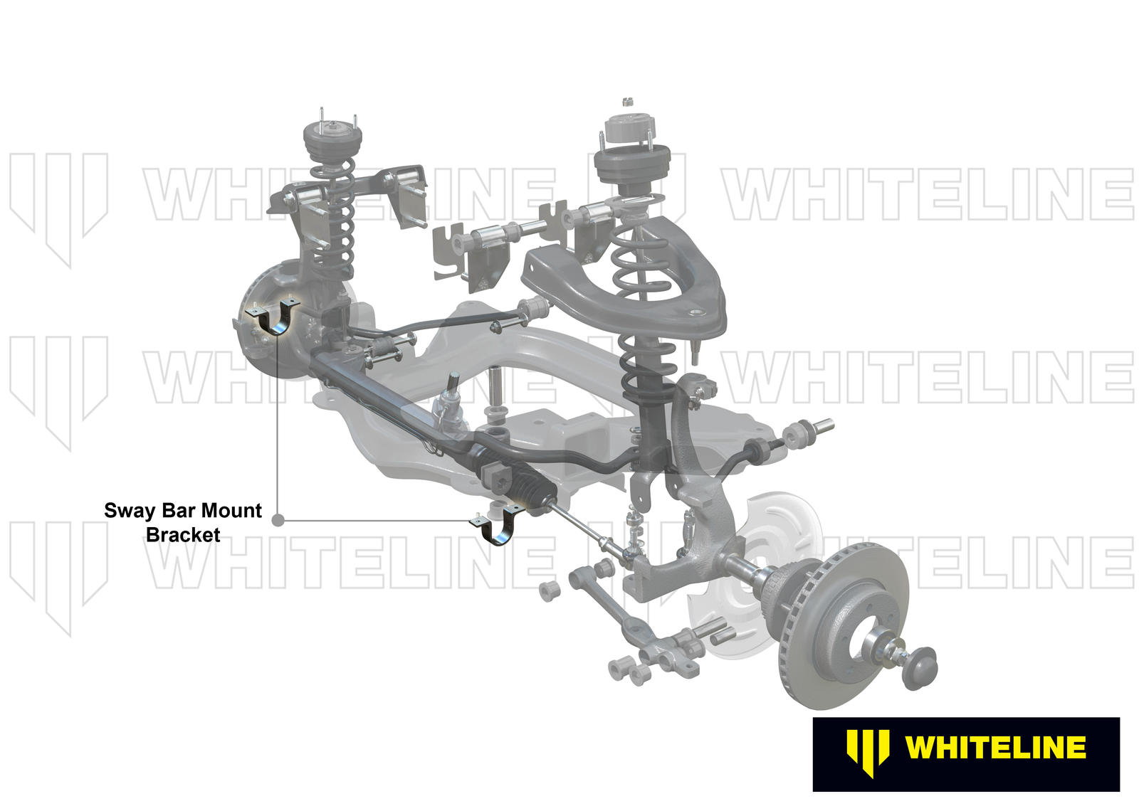 Front Anti Roll Bar Mount - Saddle Kit to Suit Chrysler Valiant