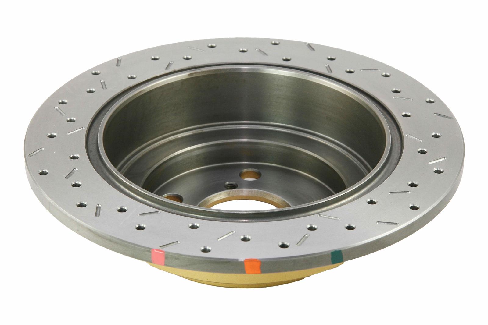 4000 XS Cross-Drilled, Slotted SLD Brake Disc to suit Subaru Forester, Impreza WRX, Liberty 1994-1999 R