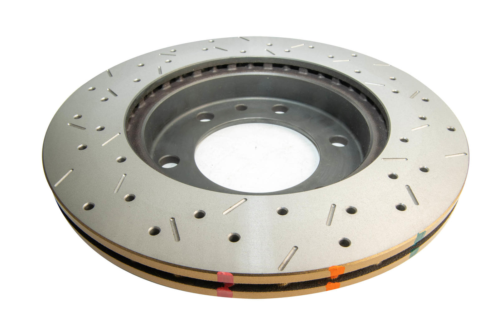 4000 XS Cross-Drilled, Slotted KP Brake Disc to suit LandCruiser 1988-1997 F Reverse Mount F