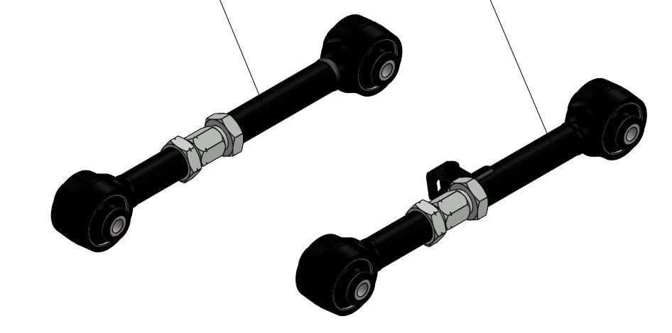 Rear Adjustable Upper Trailing Arm Kit to suit Toyota Land Cruiser 200 Series 2007-2021