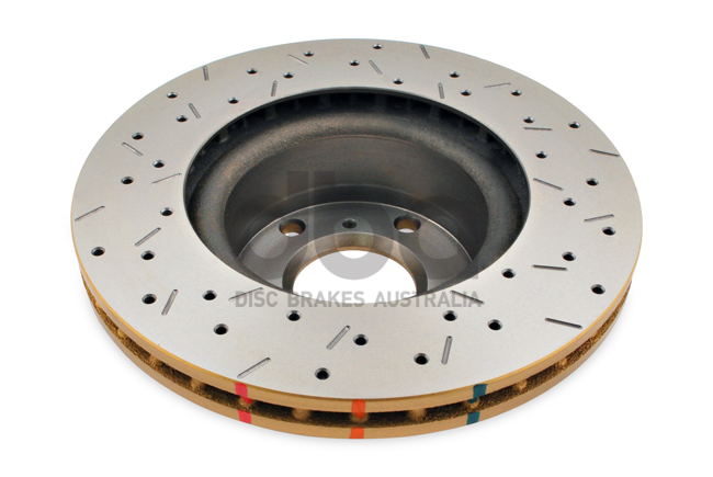 4000 XS Cross-Drilled, Slotted KP Brake Disc to suit Holden VT-VZ 1997-2007 F