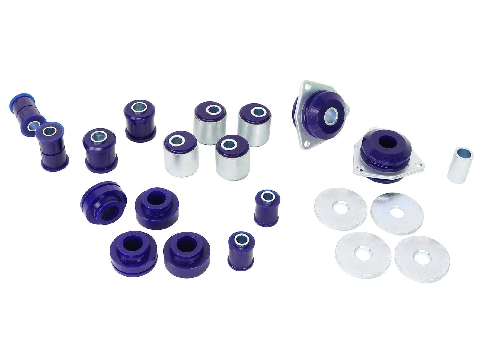 Front & Rear Radius Arms & Panhard Rod Bush Kit - Caster Correction to suit Land Rover Defender L316 TD5 & V8 1998-2016