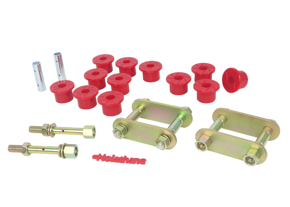 Rear  Leaf Spring - Bushing and Greaseable Shackle/Pin Kit