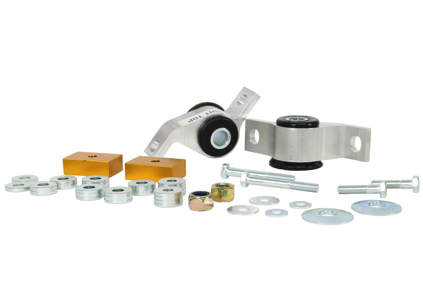 Front Lower Inner Rear Bushings Offset Caster & Anti Lift to Suit Subaru Impreza GD incl WRX/STi