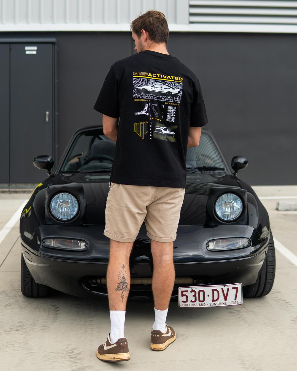 Whiteline Grip Activated Box Tees