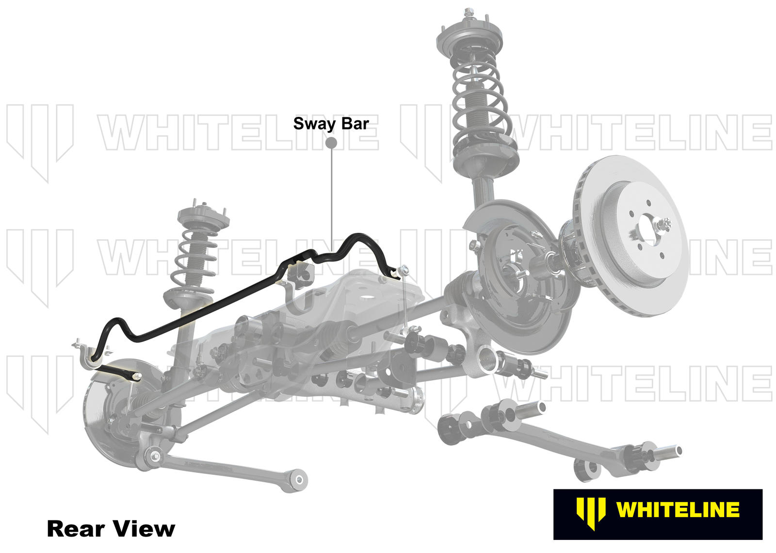 Rear Anti Roll Bar - 18mm Non Adjustable to Suit Toyota Corolla AE90