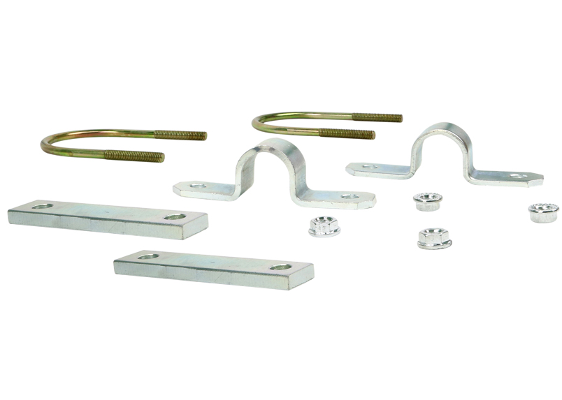 Universal Anti Roll Bar Mount - Saddle Kit U-Bolt Style to suit Ford 9" Diff 95x130mm