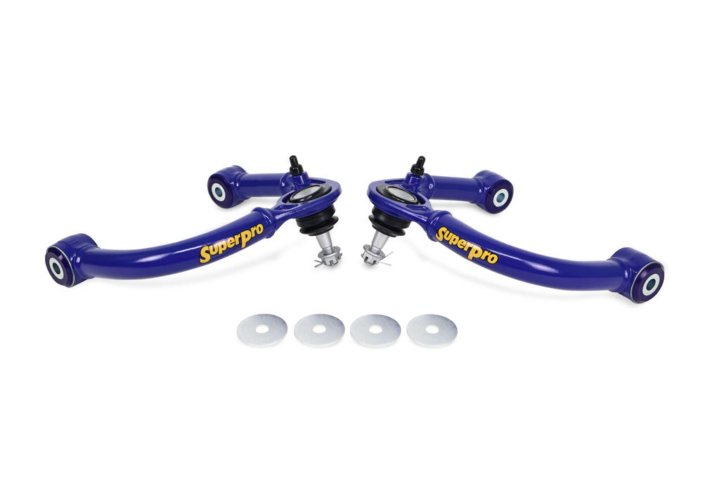 Front Fixed Offset Upper Control Arm Kit including Ball Joints to suit GWM Ute Cannon 2020-on & Tank 300 2022-on excl Hybrid and Alfa models