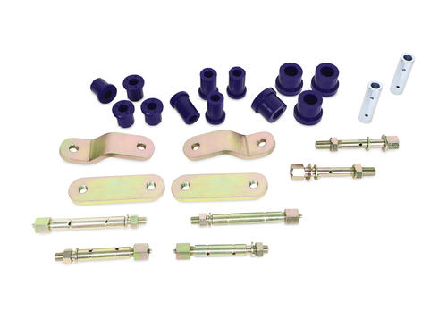 Go to Rear Leaf Spring - Bushing and Greaseable Shackle/Pin Kit to Suit Mitsubishi MV and Nissan Navara D27