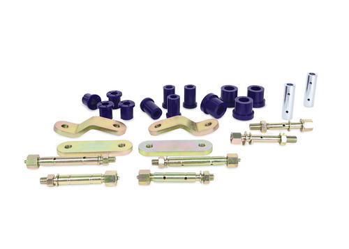 Go to Rear Leaf Spring - Bushing and Greaseable Shackle/Pin Kit to Suit Mitsubishi MV and Nissan Navara D27