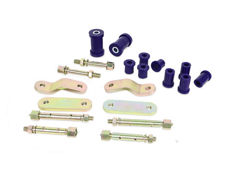 Go to Rear Leaf Spring - Bushing and Greaseable Shackle/Pin Kit to Suit Mitsubishi MV and Nissan Navara D27