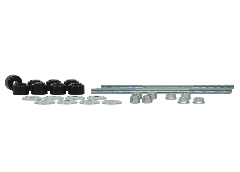 Universal Anti Roll Bar Link - Treaded Rod and Bushings style - 240mm With Bushings