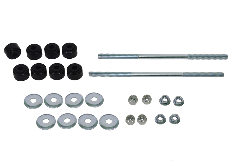 Universal Anti Roll Bar Link - Treaded Rod and Bushings style - 240mm With Bushings