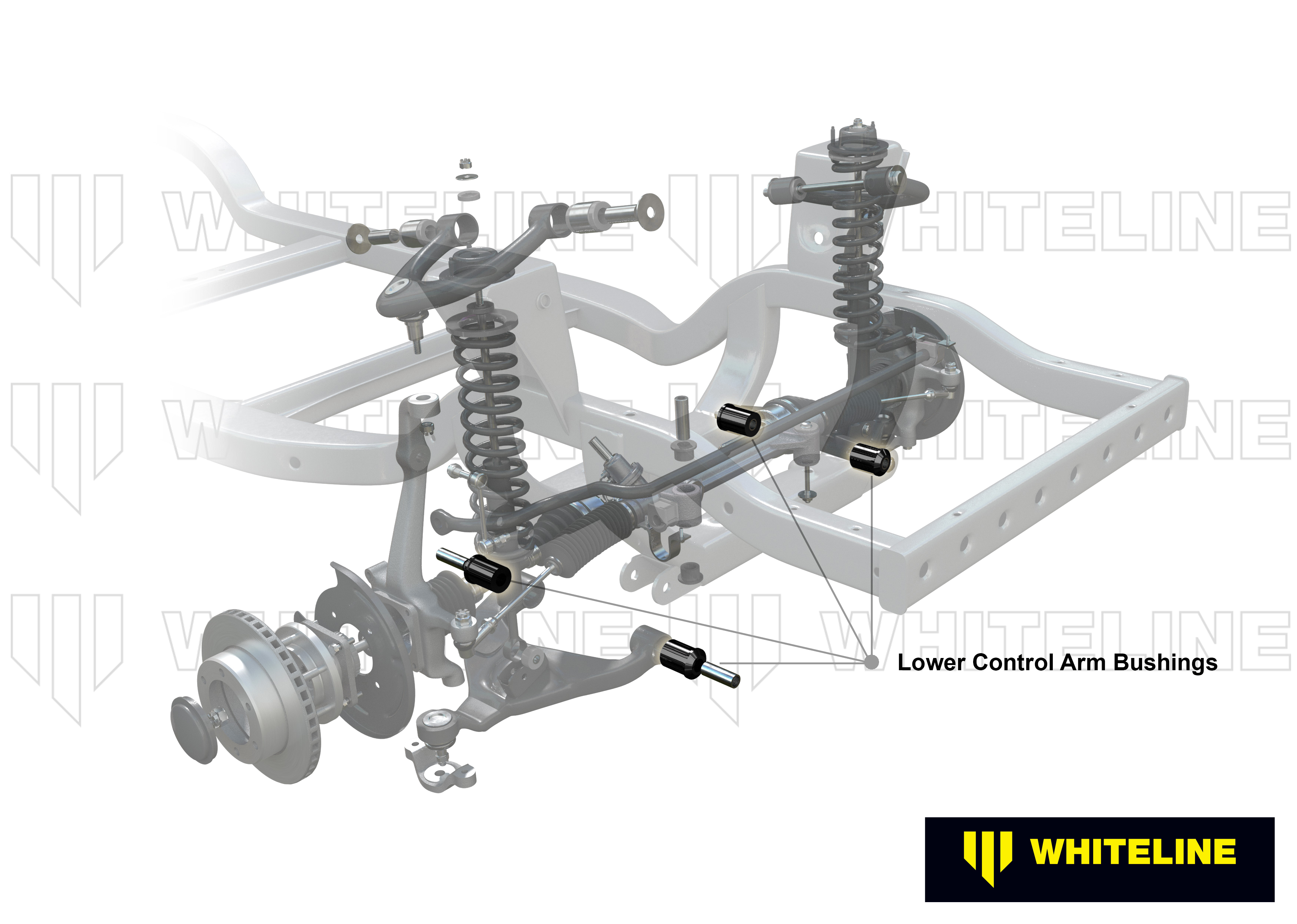 Front Lower Control Arm - Bushing Kit to Suit Holden, Isuzu and LDV
