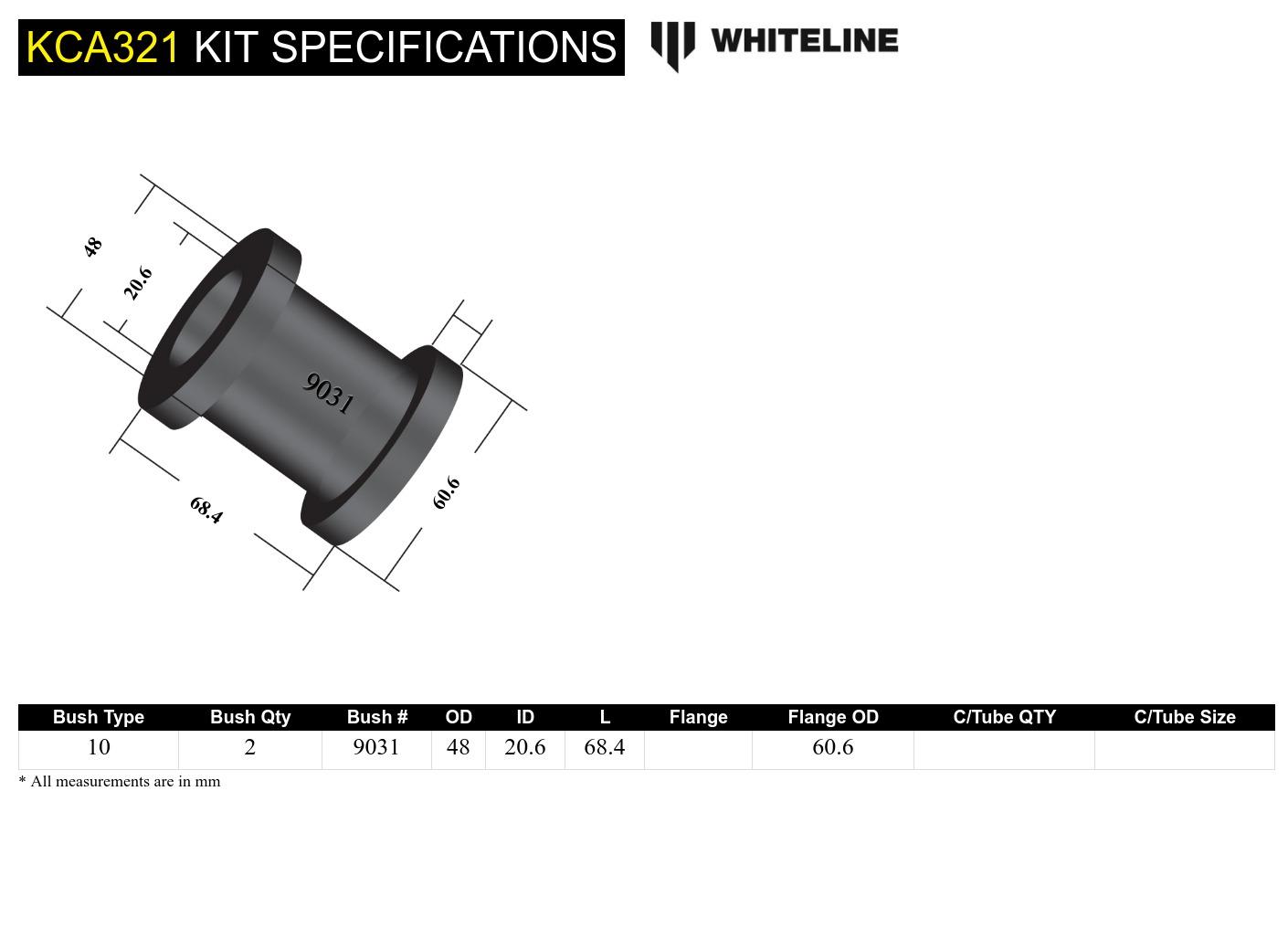 Front Control Arm Bushing - Lower Inner Rear