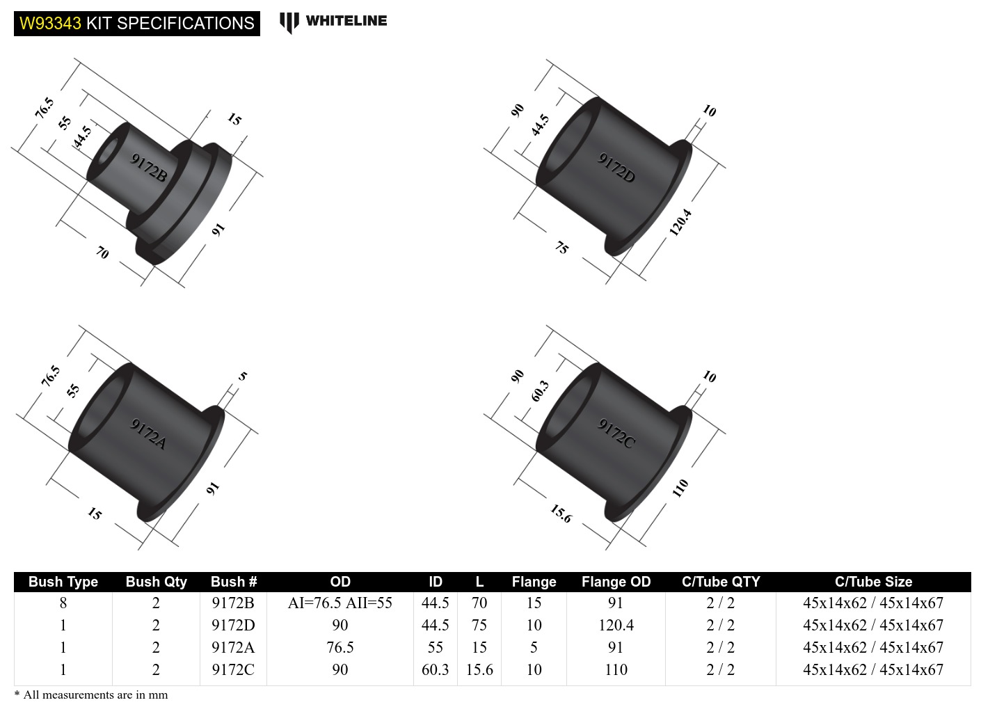 Subframe Mount Bushing
